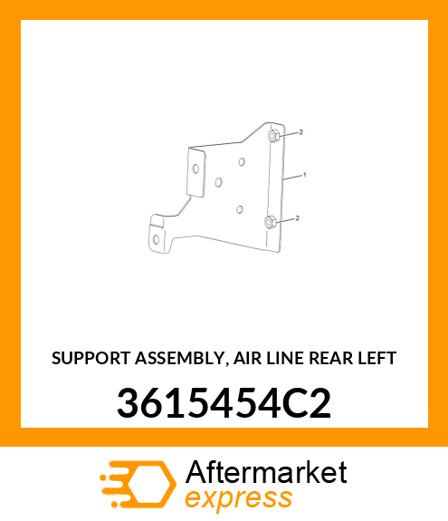 SUPPORT ASSEMBLY, AIR LINE REAR LEFT 3615454C2