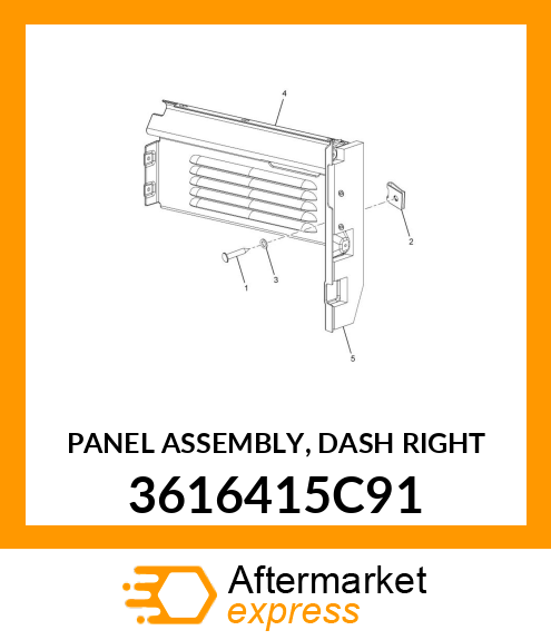PANEL ASSEMBLY, DASH RIGHT 3616415C91