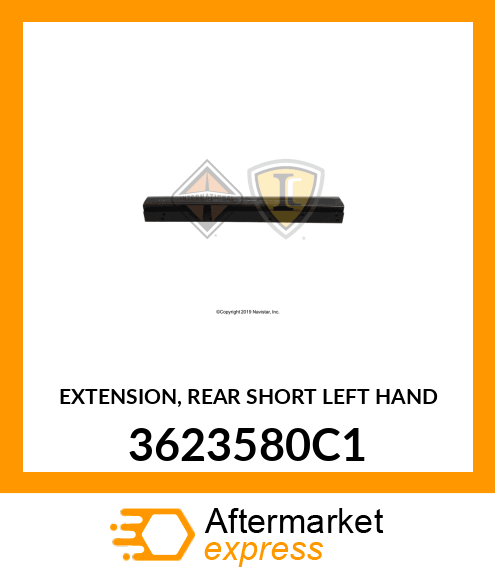 EXTENSION, REAR SHORT LEFT HAND 3623580C1