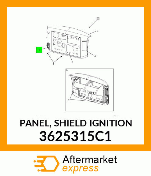 PANEL, SHIELD IGNITION 3625315C1