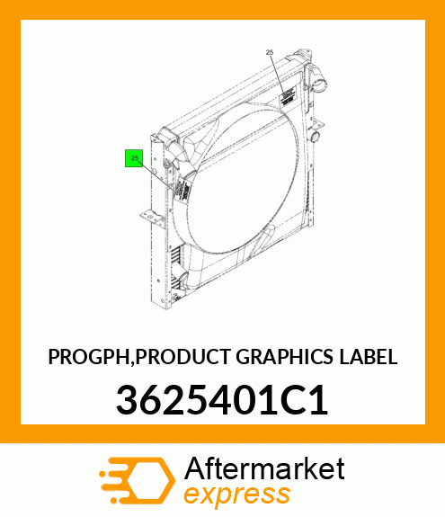 PROGPH,PRODUCT GRAPHICS LABEL 3625401C1