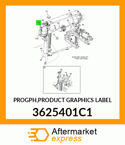 PROGPH,PRODUCT GRAPHICS LABEL 3625401C1