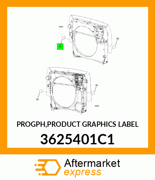 PROGPH,PRODUCT GRAPHICS LABEL 3625401C1