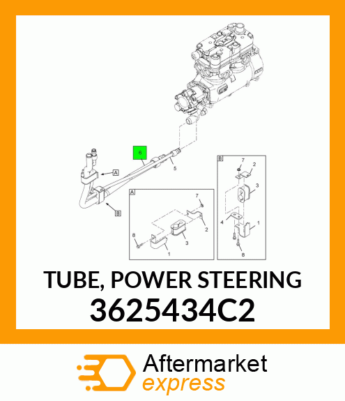 TUBE, POWER STEERING 3625434C2