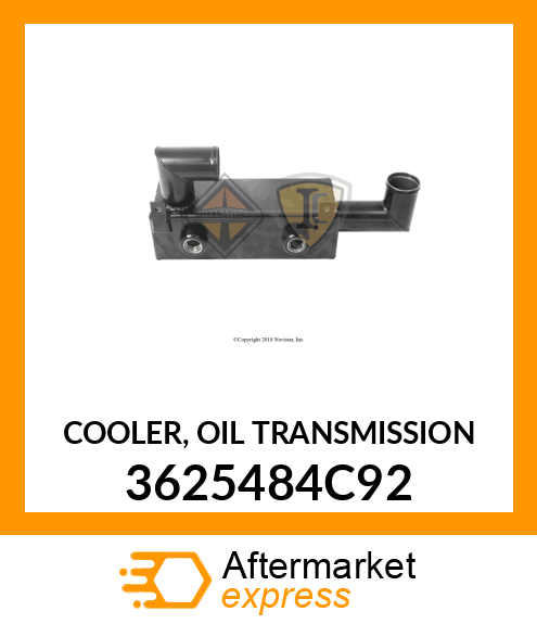 COOLER, OIL TRANSMISSION 3625484C92