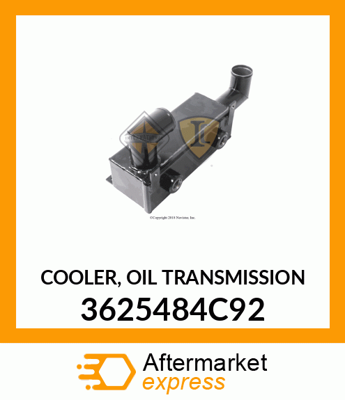 COOLER, OIL TRANSMISSION 3625484C92