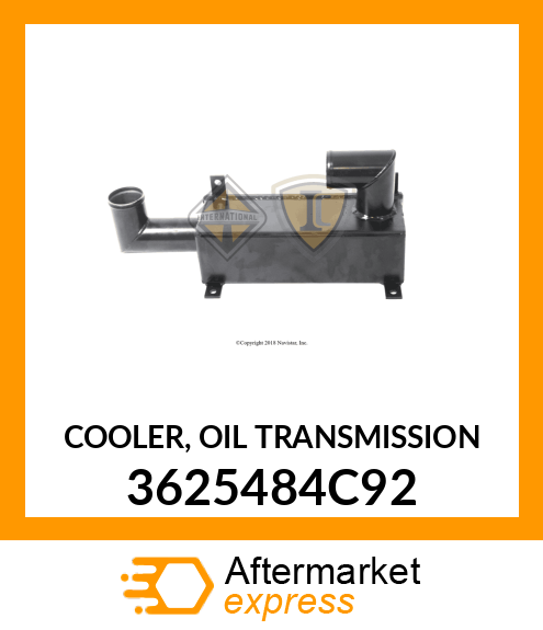 COOLER, OIL TRANSMISSION 3625484C92