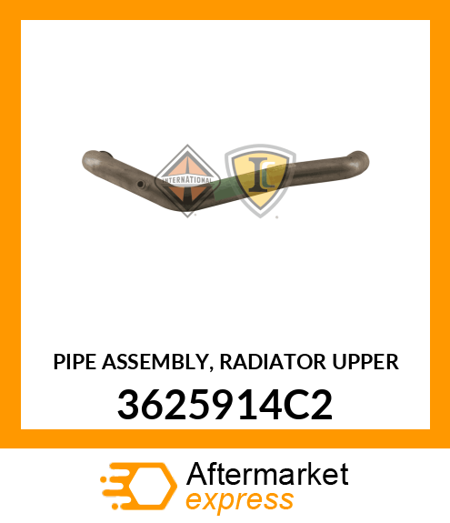 PIPE ASSEMBLY, RADIATOR UPPER 3625914C2