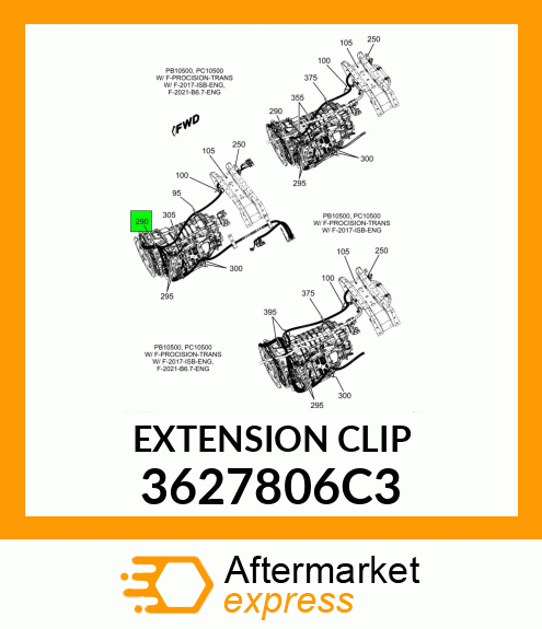 EXTENSION CLIP 3627806C3