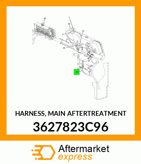 HARNESS, MAIN AFTERTREATMENT 3627823C96