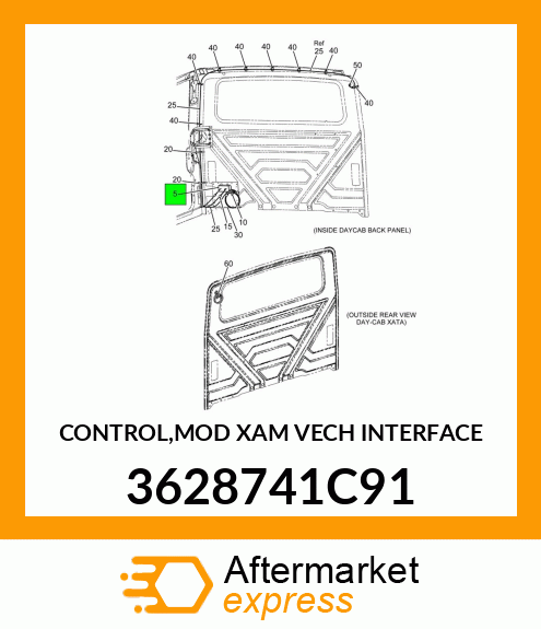 CONTROL,MOD XAM VECH INTERFACE 3628741C91