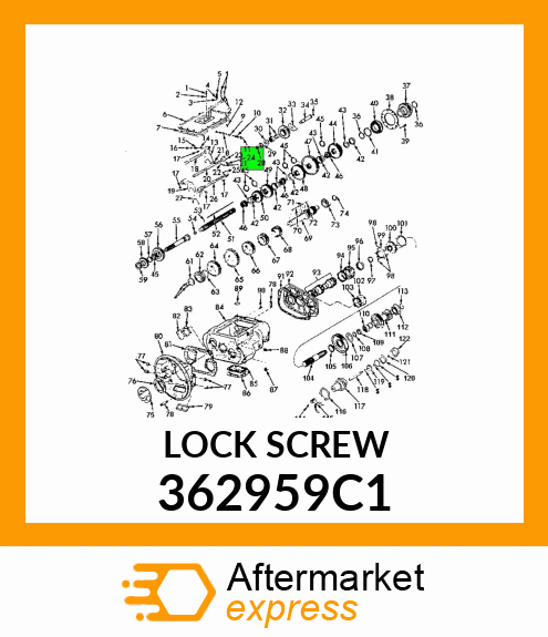 LOCK SCREW 362959C1