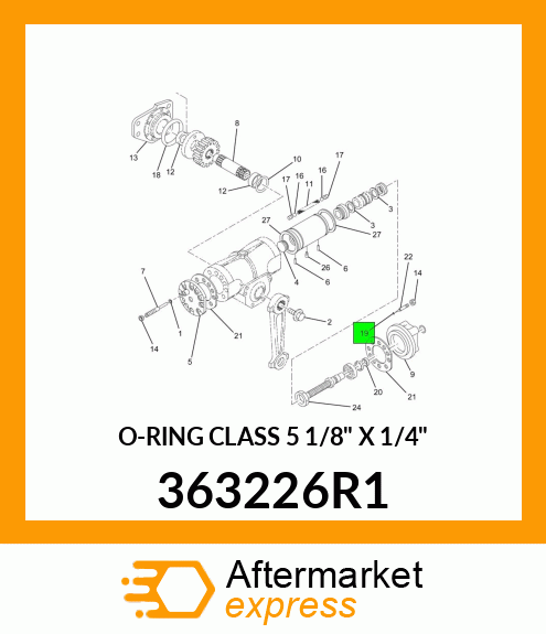 O-RING CLASS 5 1/8" X 1/4" 363226R1