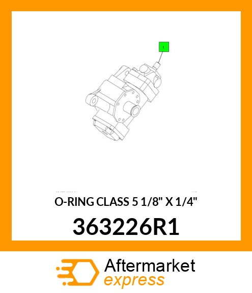 O-RING CLASS 5 1/8" X 1/4" 363226R1