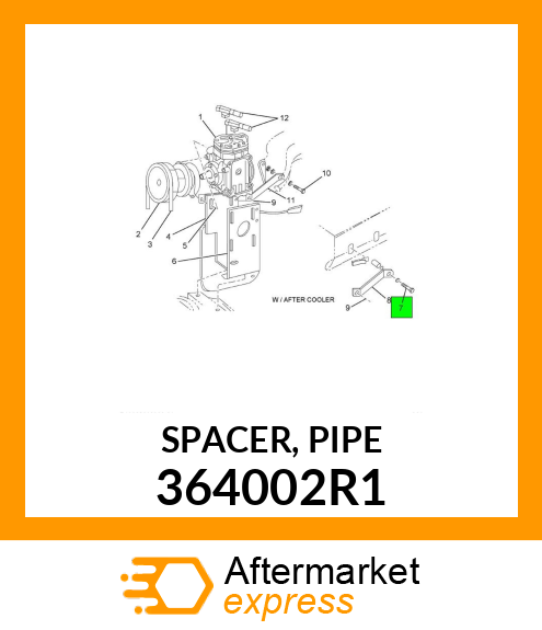 SPACER, PIPE 364002R1