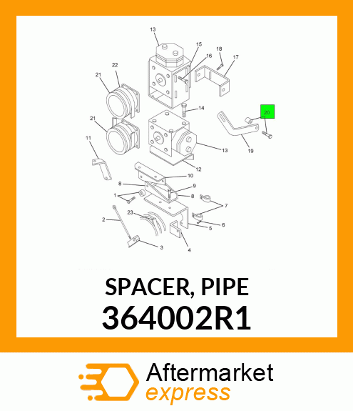 SPACER, PIPE 364002R1