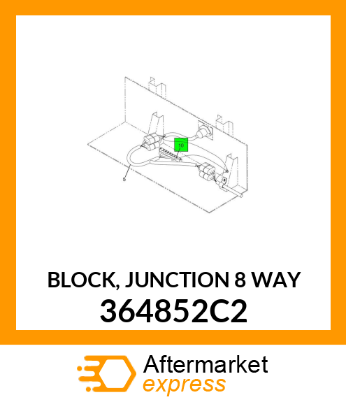 BLOCK, JUNCTION 8 WAY 364852C2