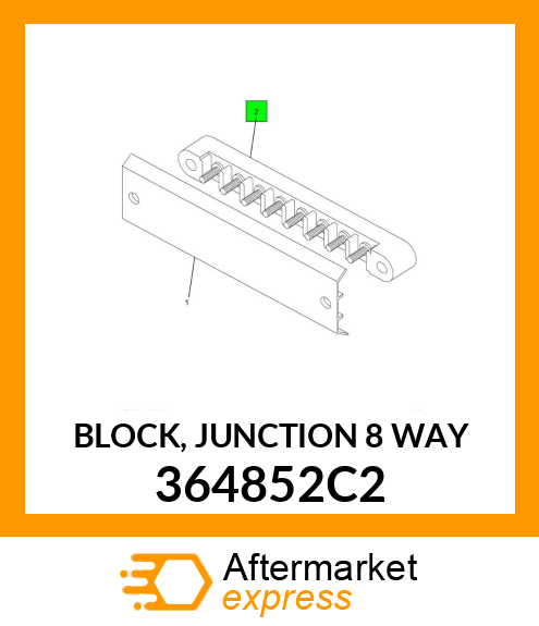 BLOCK, JUNCTION 8 WAY 364852C2