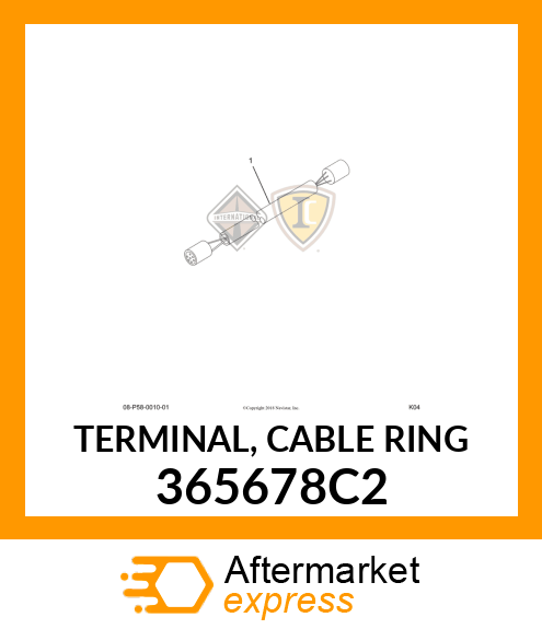 TERMINAL, CABLE RING 365678C2