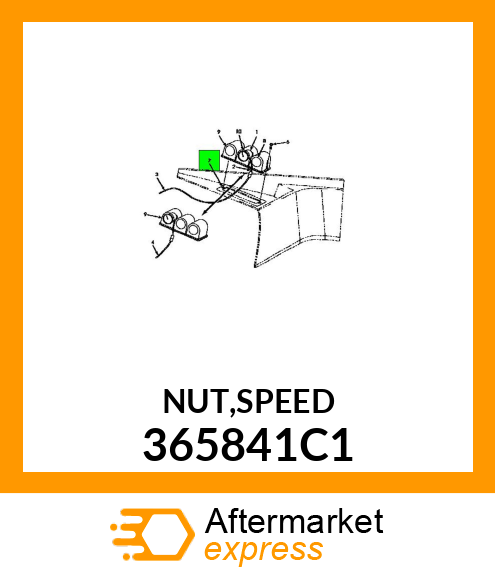 NUT,SPEED 365841C1