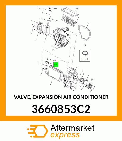 VALVE, EXPANSION AIR CONDITIONER 3660853C2