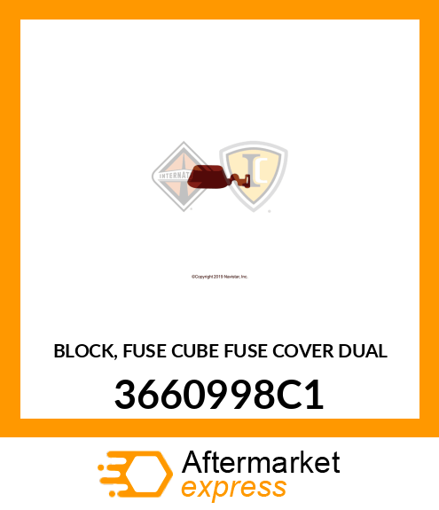 BLOCK, FUSE CUBE FUSE COVER DUAL 3660998C1