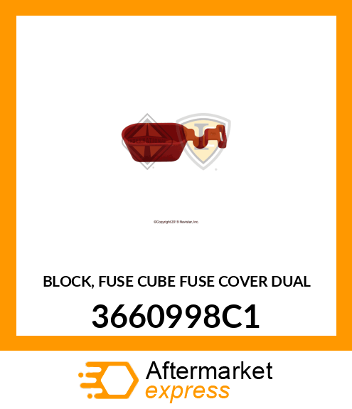 BLOCK, FUSE CUBE FUSE COVER DUAL 3660998C1