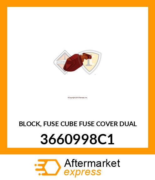 BLOCK, FUSE CUBE FUSE COVER DUAL 3660998C1