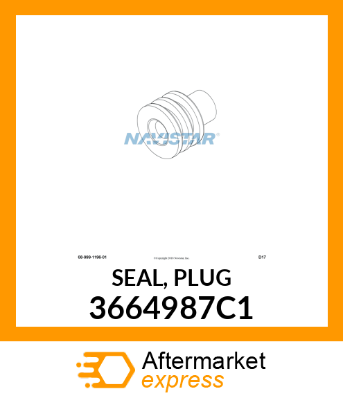 SEAL, PLUG 3664987C1