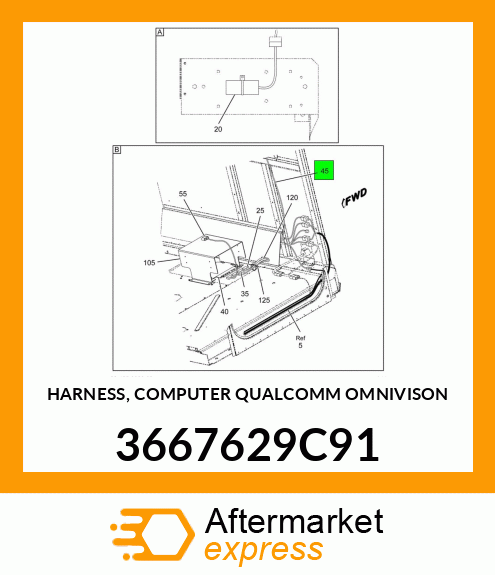 HARNESS, COMPUTER QUALCOMM OMNIVISON 3667629C91