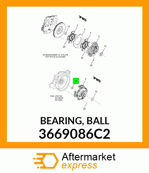 BEARING, BALL 3669086C2