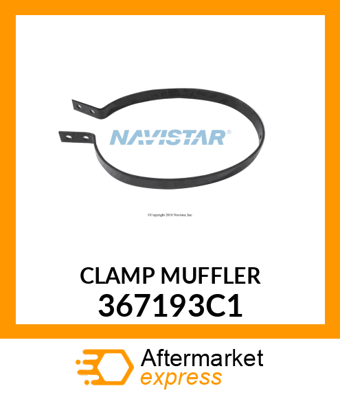 CLAMP MUFFLER 367193C1
