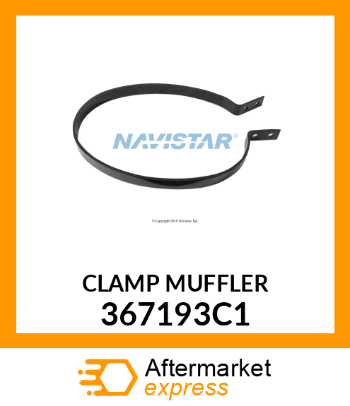 CLAMP MUFFLER 367193C1