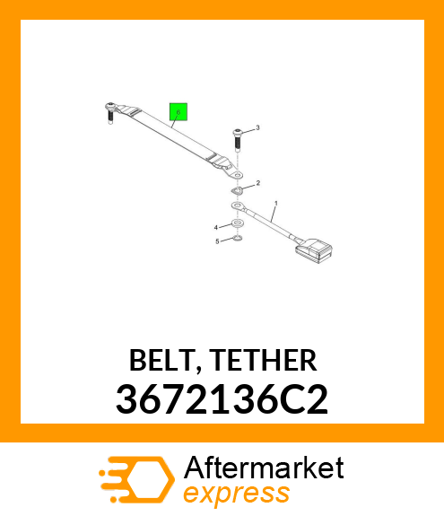 BELT, TETHER 3672136C2