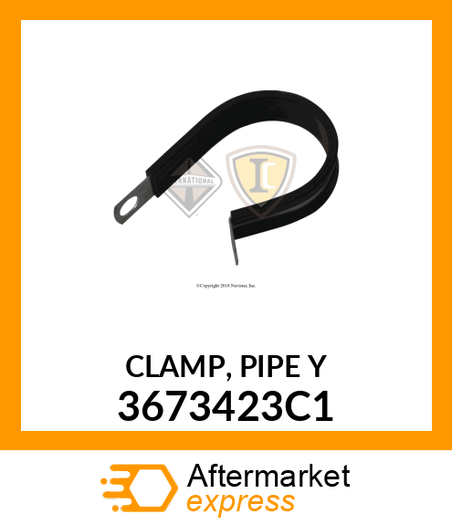 CLAMP, PIPE Y 3673423C1