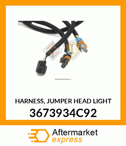 HARNESS, JUMPER HEAD LIGHT 3673934C92