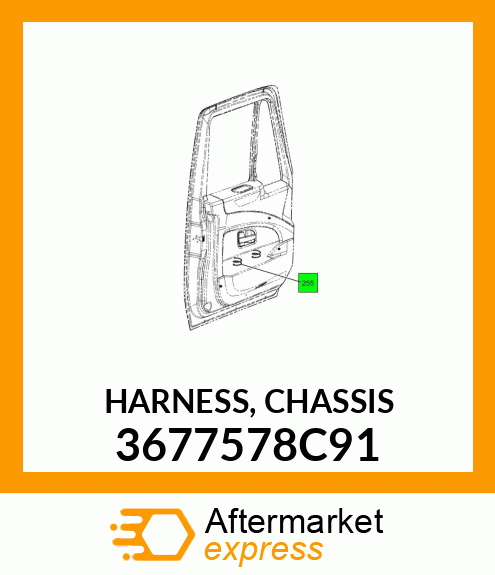 HARNESS, CHASSIS 3677578C91