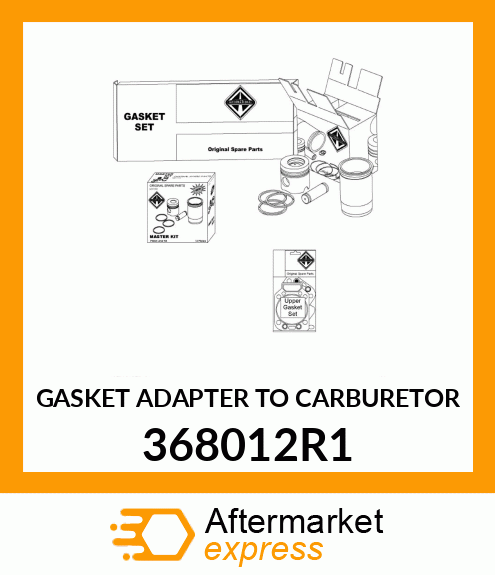 GASKET ADAPTER TO CARBURETOR 368012R1