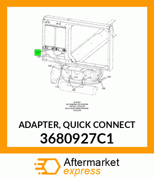 ADAPTER, QUICK CONNECT 3680927C1