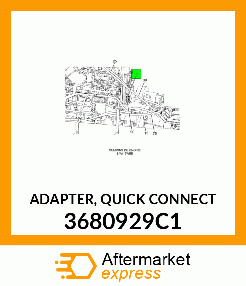 ADAPTER, QUICK CONNECT 3680929C1