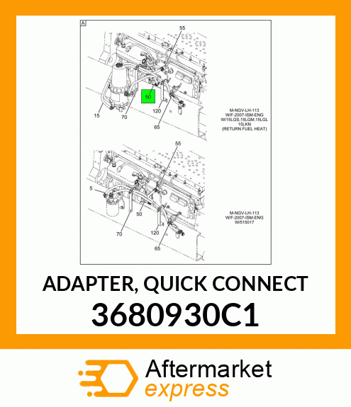 ADAPTER, QUICK CONNECT 3680930C1