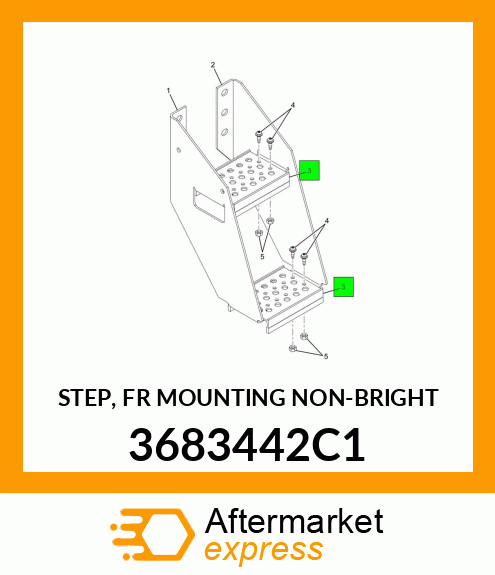 STEP, FR MOUNTING NON-BRIGHT 3683442C1