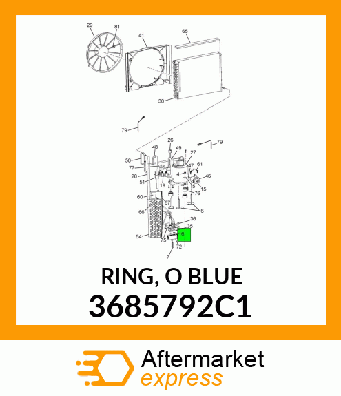 RING, O BLUE 3685792C1