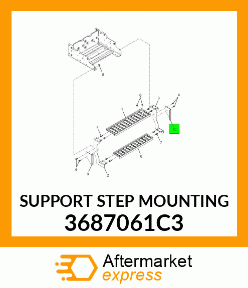 SUPPORT STEP MOUNTING 3687061C3