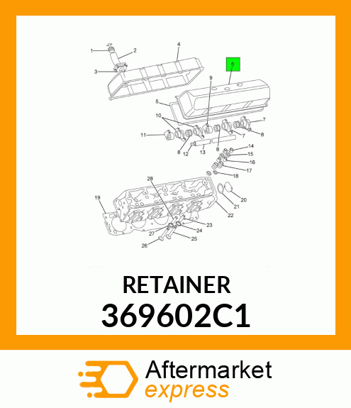 RETAINER CABLE 369602C1