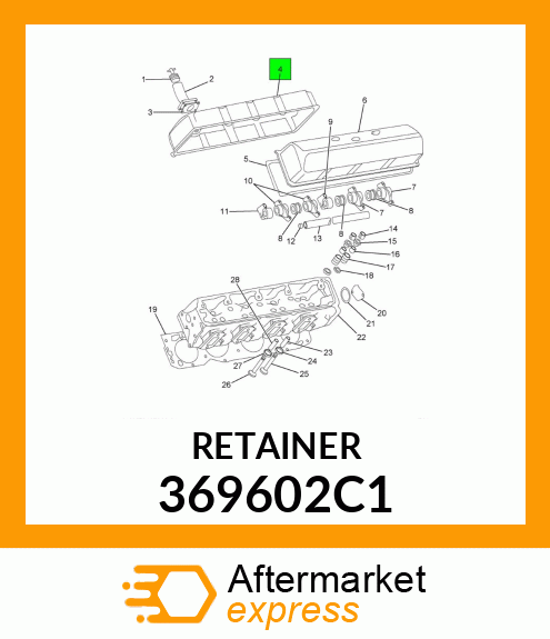 RETAINER CABLE 369602C1