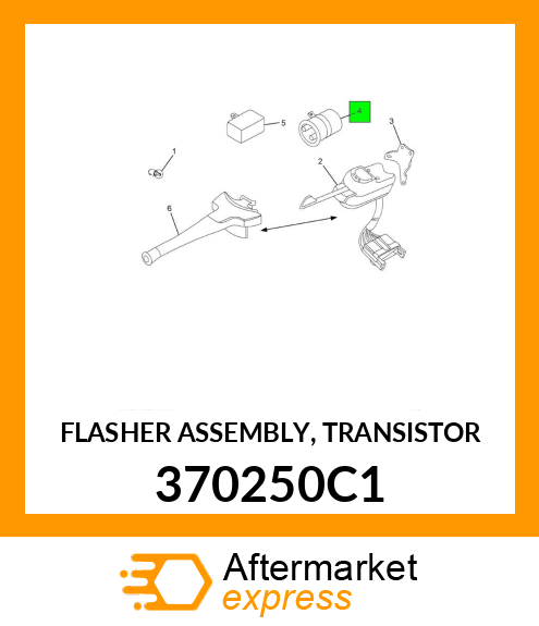 FLASHER ASSEMBLY, TRANSISTOR 370250C1