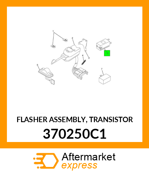 FLASHER ASSEMBLY, TRANSISTOR 370250C1