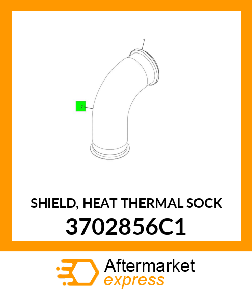 SHIELD, HEAT THERMAL SOCK 3702856C1