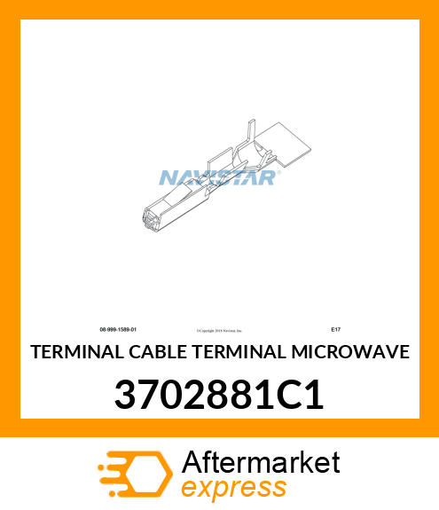 TERMINAL CABLE TERMINAL MICROWAVE 3702881C1